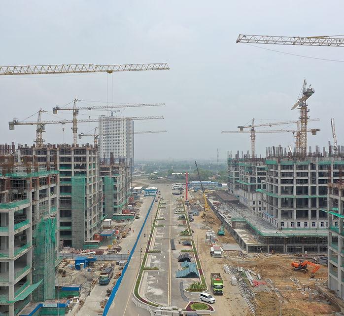 Commercial construction project in India